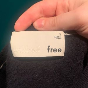 Aritzia Sweaters - Wilfred free navy blue/white sweater Aritzia Sweaters - Wilfred free navy blue/white sweater